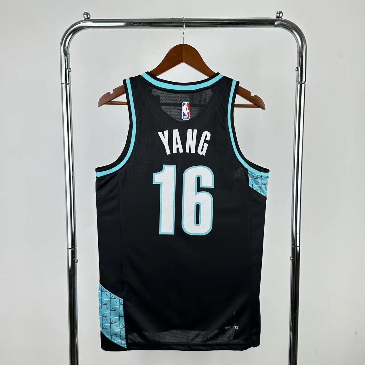 Men Portland Trail Blazers #16 Yang Black Nike City Edition Season 2026 NBA Jersey